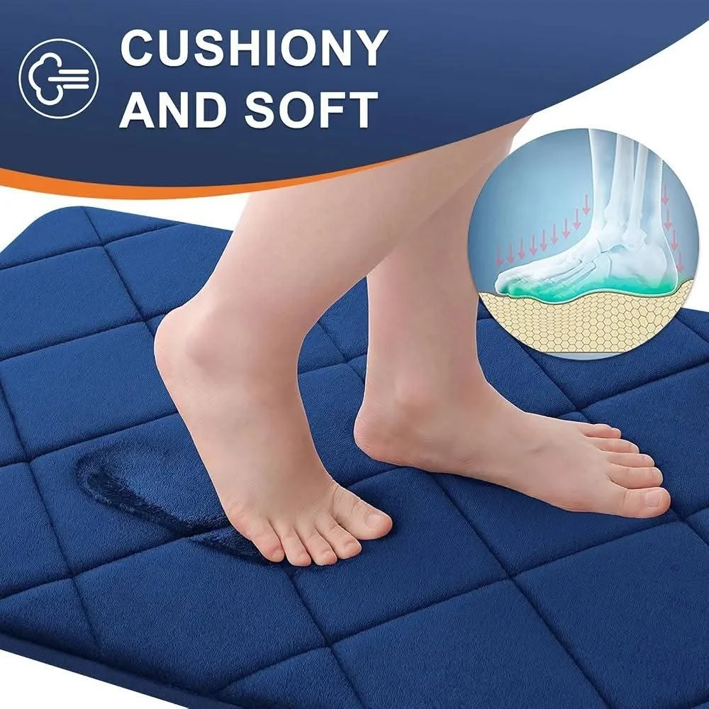 Navy Blue Bath Mat